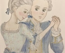色鉛筆でロココイラストを描きます クラシカルなら任せてください！ロココ好きな方お待ちしてます！ イメージ10