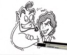 似顔絵･オリジナルデザインなどを提供します アニメのキャラクターを可愛らしくしたりします！ イメージ4