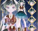 Live2Dキャラデザ〜モデリングまで制作します 高可動で破綻なし！可愛い姿でVTuberデビューしませんか？ イメージ1