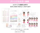 パーソナルカラー/顔タイプ/骨格トータル診断します 雑誌特集２万名実績☆SNS迷子脱出☆販売商品で直ぐに大変身！ イメージ4
