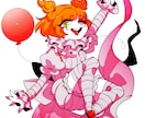 パキッとカラフルな絵柄でデフォルメキャラを描きます 可愛いからカッコイイものまで幅広く！SDキャラ描きます！ イメージ5