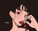 商用OK❣️クールで大人可愛いイラスト描きます 活動者様歓迎✨サムネ・アイコン・グッズ用イラスト・似顔絵など イメージ5