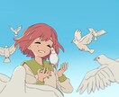 用途に合わせた一枚絵を制作します 自然体でかわいい雰囲気のイラストを制作します イメージ6