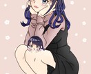SNS用イラストアイコン作成します バストアップ～全身まで対応しております イメージ1