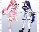 立ち絵・ミニキャラなどイラスト制作します オリキャラ/配信素材/歌ってみた/TRPGなど！ イメージ2