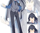 キャラデザ・商用利用込み！立ち絵制作致します IRIAM、TRPG、配信活動などに使用可能！ イメージ8