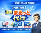 HRコンサル歴7年/indeedの運用代行をします ペルソナ設計〜求人広告の作成〜運用改善まで一気通貫で代行！ イメージ1