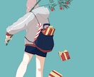 商用無料！◎シンプルなイラスト描きます 気持ち安めにイラスト描きます！ イメージ5