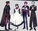 商用利用OK！ご希望のイラスト制作します TRPG・動画用立ち絵・アイコン・一枚絵など イメージ1