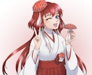 腰から上の美男美女をお描きします 動画サムネやヘッダーに使いやすいイラストをお描きします イメージ1