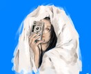 厚塗りでリアルかつ絵らしさのある似顔絵を描きます あなたの思い出を一枚の絵にしませんか？(^^) イメージ2