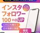 インスタ｜日本人フォロワーの自然な増加を促進します しっかりフォロワー＋100人超を目指してサポートしていきます イメージ1