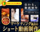 認知拡大｜成果を生むSNSショート動画を制作します 〜あなたの目的に合わせた、成果を生むショート動画をご提案〜 イメージ1