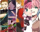 立ち絵や一枚絵などを作成します かわいい女の子やかっこいい男の子を描きます！ イメージ1