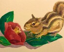 水彩絵具♬オリジナルイラストを描きます デフォルメからリアルなものまでなんでも受け付けております！ イメージ4