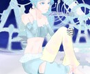 カッコイイ女の子、綺麗なイラストを作成いたします アイコン、配信ジャケットなど。目ヂカラ強め暗めが得意です イメージ8