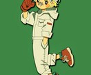 シンプル可愛いデフォルメイラスト描きます アイコン、グッズイラスト等場面に合わせたイラストを制作します イメージ2