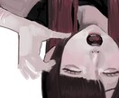 地雷系厚塗りイラスト(似顔絵◎)ます あなたの自撮りやキャラデザを写実・アニメ寄りに描きます イメージ8