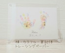 準備は手形足形の写真だけ！お花でアートを作成します 大切なお子様の可愛い手形足形をオシャレな形で残しませんか？ イメージ8