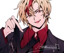 SNSアイコンお描きします パキッと影のある見映えするアイコン！ イメージ4