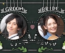 ウェルカムボード風オープニングムービー作ります アニメーションが楽しい♪おしゃれで可愛い結婚式ムービー！ イメージ3