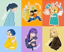 ポップで可愛いアイコンイラストお描きします 商用利用可！お仕事用、個人利用にも！ イメージ2