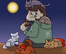 似顔絵アイコン描きます お写真などから似顔絵制作いたします。 イメージ3