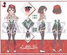 オリジナルキャラの立ち絵、キービジュアル描きます 理想のキャラを一緒につくりあげませんか？ イメージ3