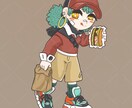 シンプルポップなキャラクターイラストを描きます 依頼者様の要望に寄り添って丁寧に制作します！ イメージ4