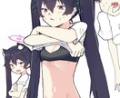 二次創作からオリジナルキャラまで描きます 二次創作、ファンアート　ゲーム用立ち絵　R18 イメージ4
