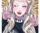 修正無制限!表情豊かで可愛いアイコン制作致します ︎キラキラで艶感溢れる絵柄でお届け致します! イメージ1