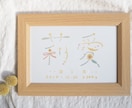 あたたかい雰囲気のイラスト命名書を描きます お名前の由来や想いをぎゅっとイラストに！プレゼントにも◎ イメージ4