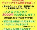 YouTubeなどに使える動画の編集承ります まじめにていねいに”ちょうどいい”動画を作ります！ イメージ2