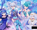 動画サムネイルや1枚イラストを制作します アイコンやヘッダーや個人観賞用など イメージ5