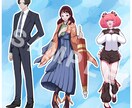 人物立ち絵制作致します TRPG・配信・ゲームのキャラクター作成に！絵柄寄せ可！ イメージ2