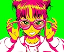 90年代アニメ風なイラストを作成します フォロワー1.9万人超の絵師がご希望のイラスト作成致します！ イメージ9