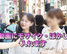 モザイク・ぼかし処理承ります めんどくさい動画のモザイクやぼかし引き受けます イメージ1