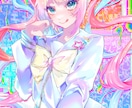 ラフ修正無制限！SNSアイコン作成します あなただけのキラキラな美少女アイコンを！！ イメージ3