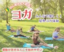 身体が硬くても大丈夫　ゆっくりとほぐれます ヨガ初心者の方歓迎〜心と体に癒しと安心のひとときを〜 イメージ1