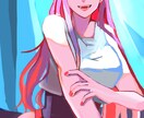 キャラクターイラスト作成します アイコンや動画内イラストでお使いいただけます イメージ5