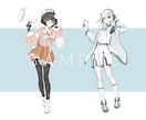 TRPG、ゲーム、Vtuber用の立ち絵を描きます オリジナリティ溢れるキャラクターを制作いたします イメージ4