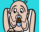 色鮮やかで風変わりなイラストに仕上げます ご本人やご友人、オリジナルキャラまで！ イメージ5