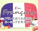 正しいフランス語でお洒落なネーミングを提案します 在仏日本人が仏語でネーミングをお手伝い。ネイティヴ確認付 イメージ1