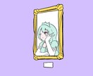 歌ってみた・オリジナル動画に使えるイラスト描きます 歌い手さんの応援をしたいので是非描かせてください！ イメージ4