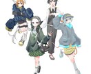 最短即日納品!trpg用立ち絵まで描きます ☆表情差分追加可能です!バストアップも✨ イメージ2