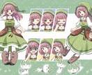 全身立ち絵描きます サムネ等の差し込み、会話の立ち絵等 イメージ3