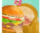 絵本のワンシーンのような食べ物イラスト描きます 飲食店のメニュー表やPOP、本の挿絵などに イメージ6