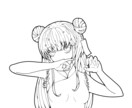 デジタルイラストの線画(塗り)代行します 線画作業が苦手な方、面倒な方、お任せください！ イメージ3