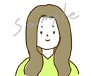 ゆるい似顔絵アイコン描きます SNSや名刺の使用にぴったり。商用利用可能◎ イメージ4