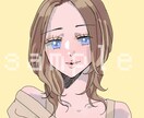 SNS等アイコン用イラスト描きます 胸上までの人物イラストお描きします！アイコン等に！ イメージ2